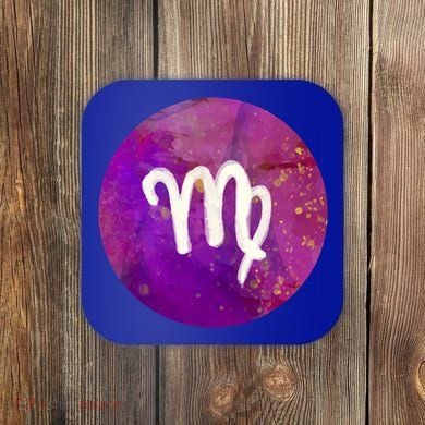 Virgo Zodiac August September Horoscope Birthday Gift Coaster