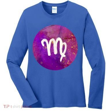 Virgo Zodiac August September Horoscope Birthday Gift Women's Long Sleeve Shirt