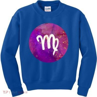 Virgo Zodiac August September Horoscope Birthday Gift Kids Sweatshirt