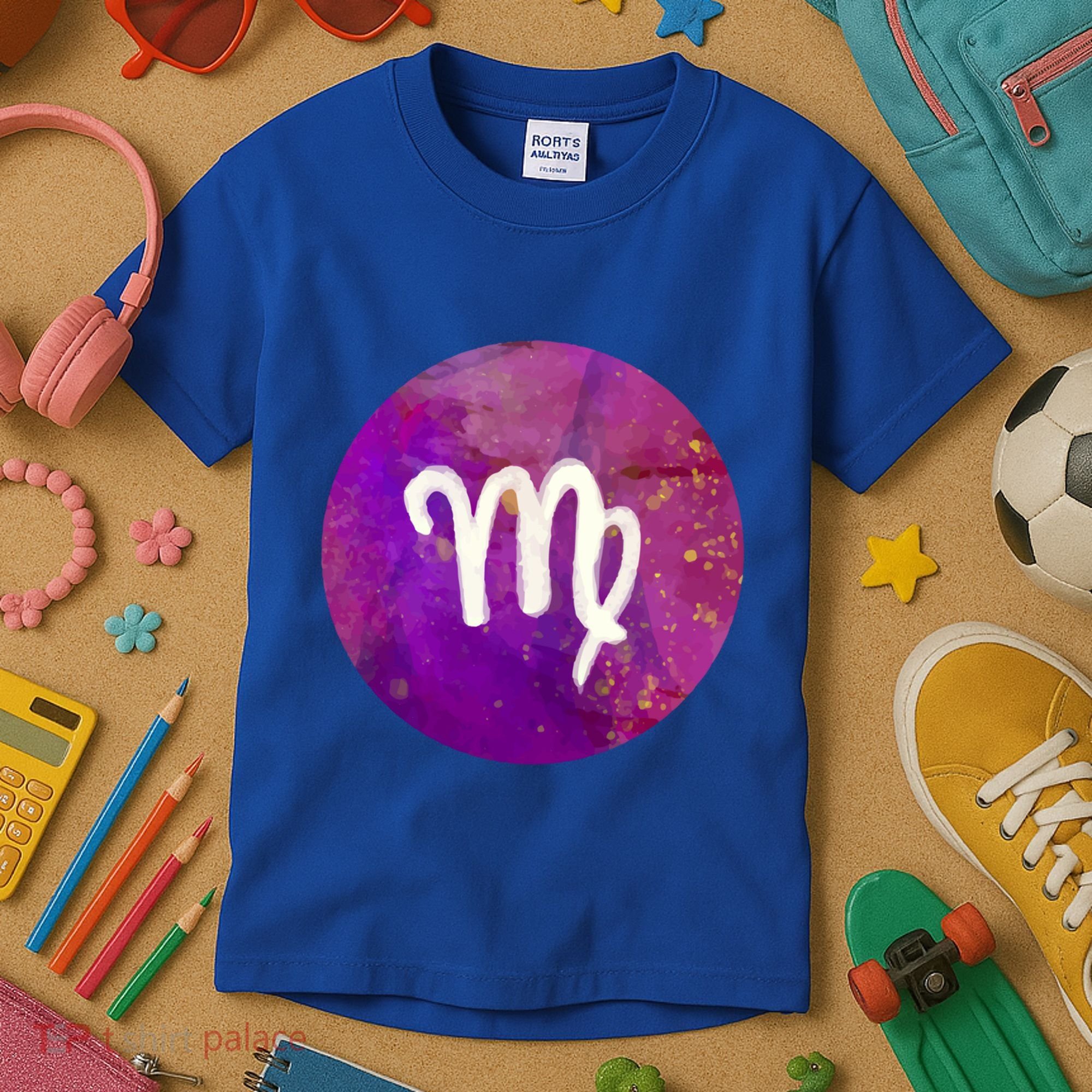 Virgo Zodiac August September Horoscope Birthday Gift Kids T-Shirt