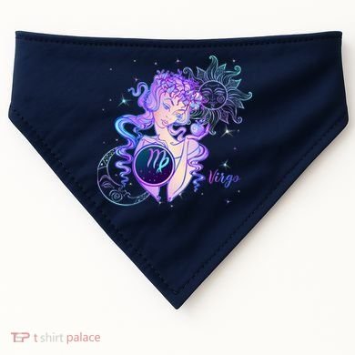 Virgo Zodiac Astrology Gift USA-Made Doggie Bandana
