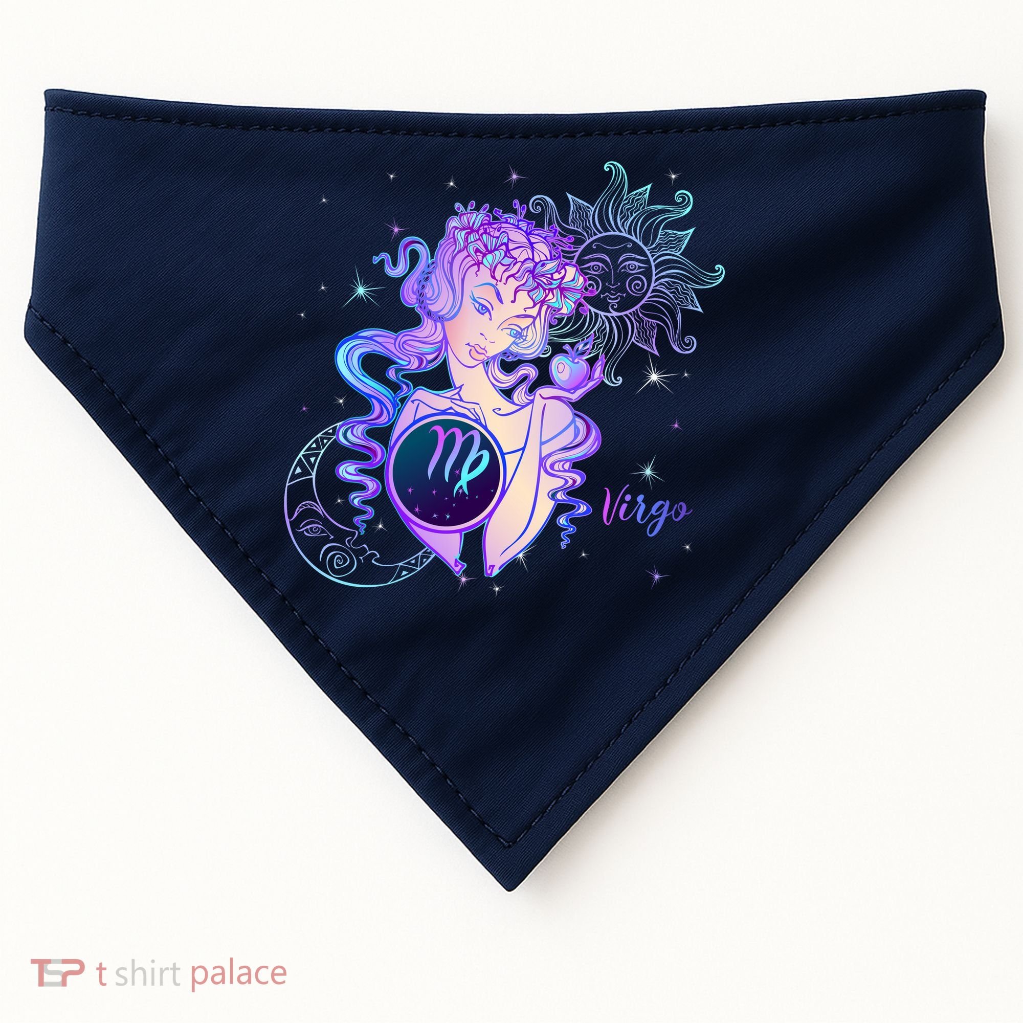 Virgo Zodiac Astrology Gift USA-Made Doggie Bandana