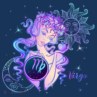 Virgo Zodiac Astrology Gift Infant Fleece One Piece