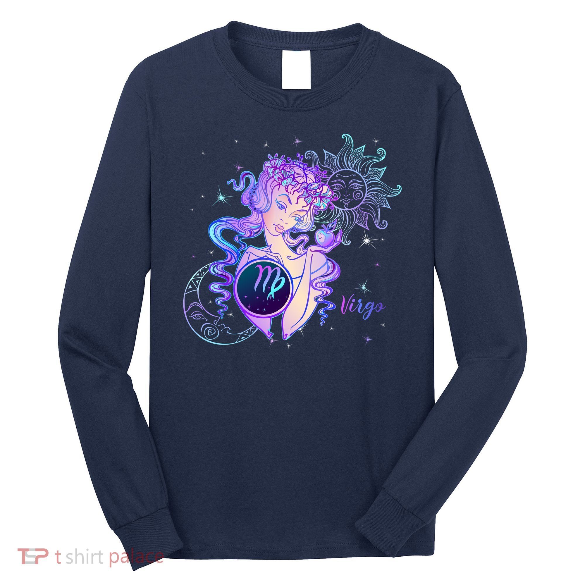 Virgo Zodiac Astrology Gift Long Sleeve Shirt