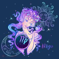 Virgo Zodiac Astrology Gift Coaster thumb 2