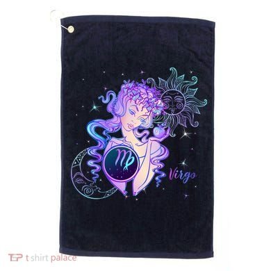 Virgo Zodiac Astrology Gift Golf Towel