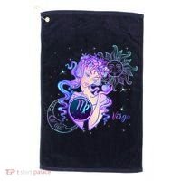 Virgo Zodiac Astrology Gift Golf Towel thumb 0