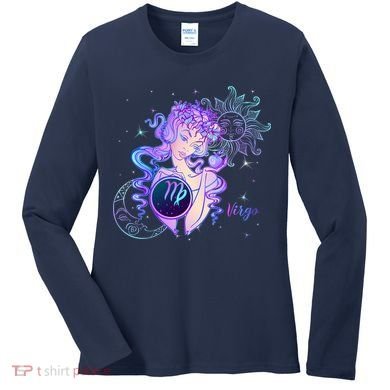 Virgo Zodiac Astrology Gift Women's Long Sleeve Shirt