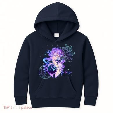 Virgo Zodiac Astrology Gift Kids Hoodie