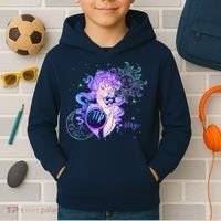 Virgo Zodiac Astrology Gift Kids Hoodie thumb 2