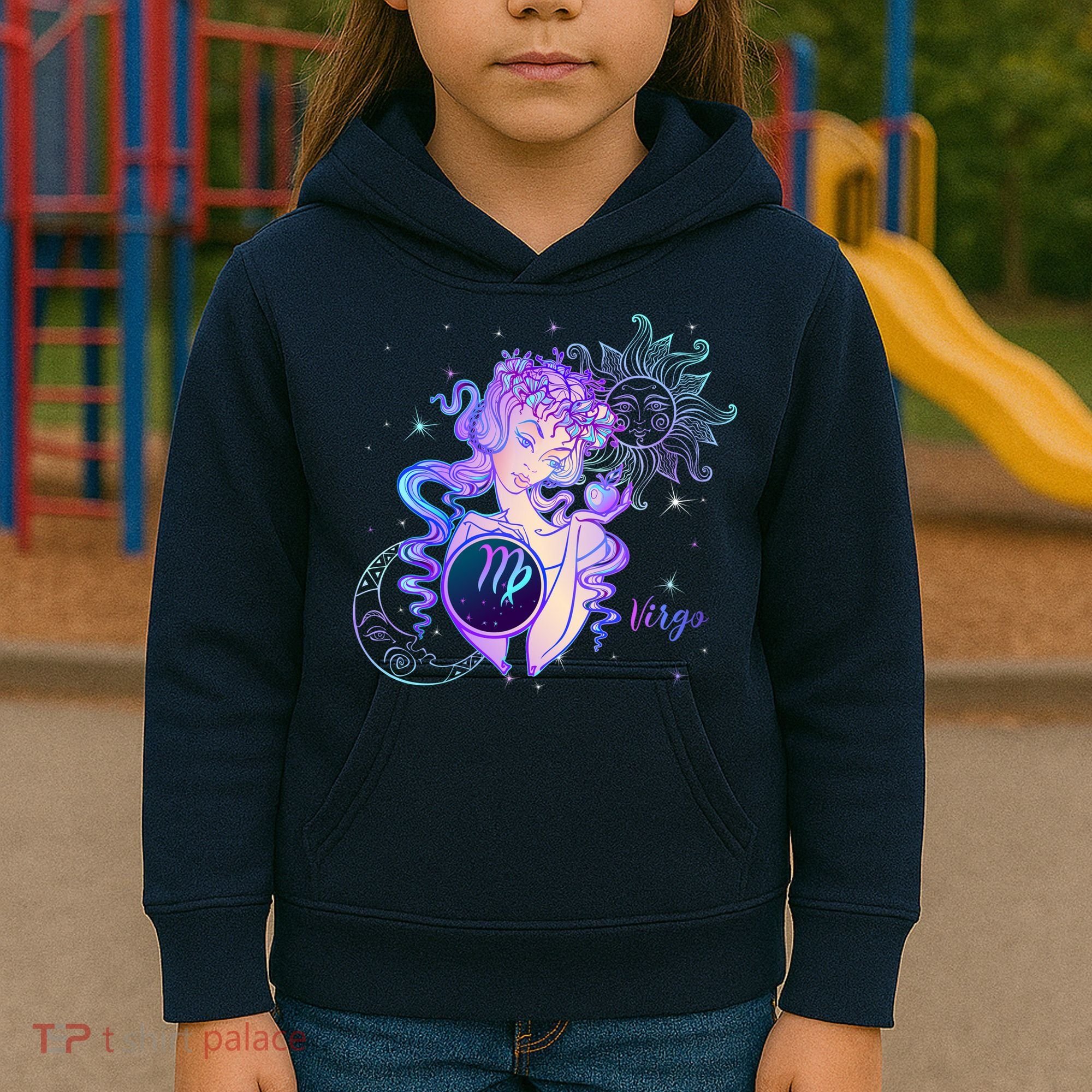Virgo Zodiac Astrology Gift Kids Hoodie