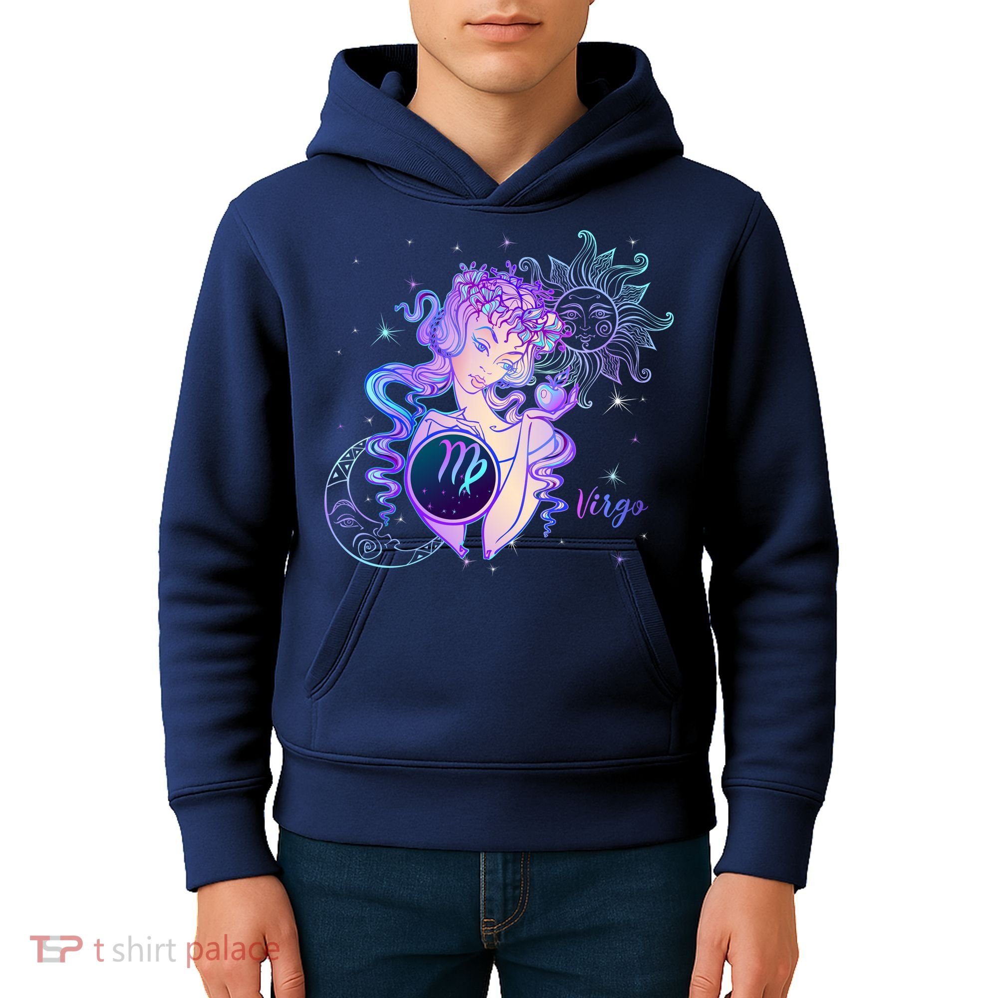 Virgo Zodiac Astrology Gift Kids Hoodie