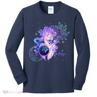 Virgo Zodiac Astrology Gift Kids Long Sleeve Shirt thumb 0