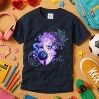 Virgo Zodiac Astrology Gift Kids T-Shirt thumb 3