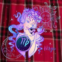 Virgo Zodiac Astrology Gift Men's Flannel Plaid Pajama Pants thumb 2