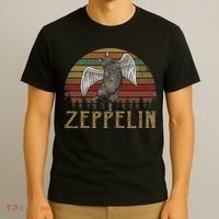 Vintage Zeppelin Name Distressed Music CatS Lover Animals T-Shirt thumb 3