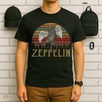 Vintage Zeppelin Name Distressed Music CatS Lover Animals T-Shirt thumb 6