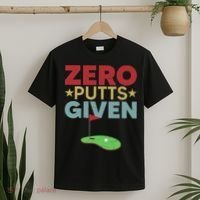 Vintage Zero Putts Given Golf Funny Golf Player Golfing T-Shirt thumb 2