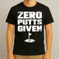 Vintage Zero Putts Given Golf Funny Golf Player Golfing T-Shirt thumb 3