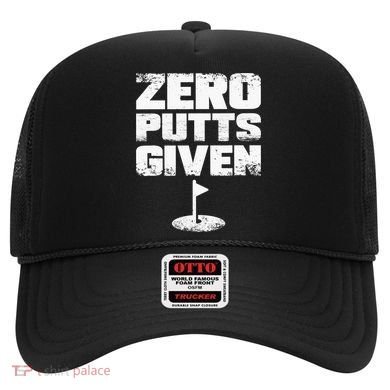 Vintage Zero Putts Given Golf Funny Golf Player Golfing Hat
