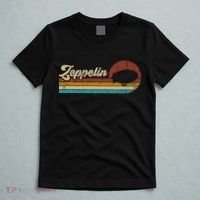 Vintage Zeppelin Retro Sunset Funny Dirigible Airship T-Shirt thumb 5