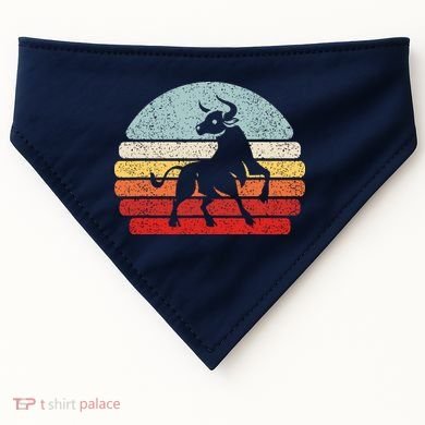 Vintage Zodiac Sign Taurus USA-Made Doggie Bandana
