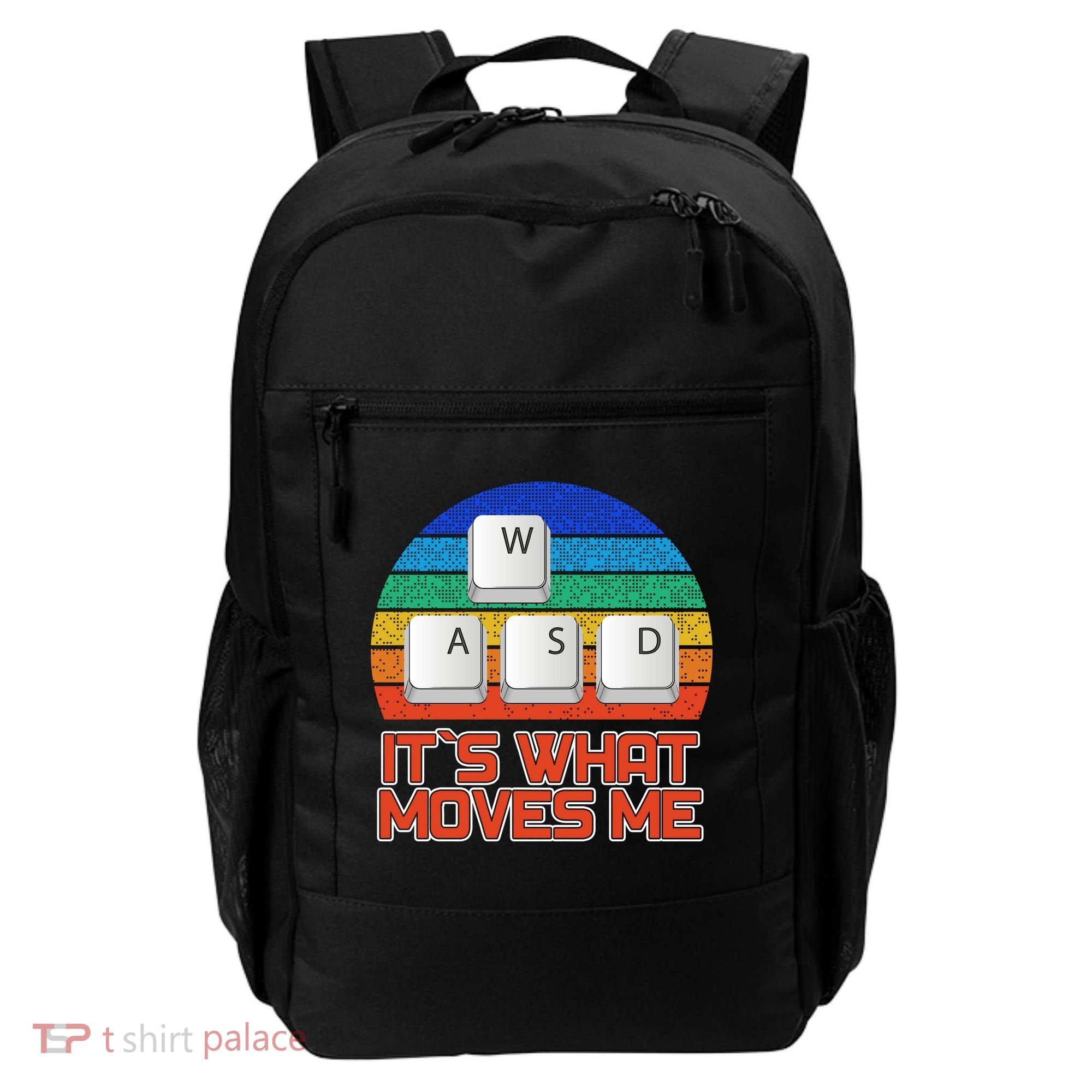 W A S D It's What Moves Me Gamer Backpack