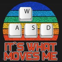 W A S D It's What Moves Me Gamer Backpack thumb 2