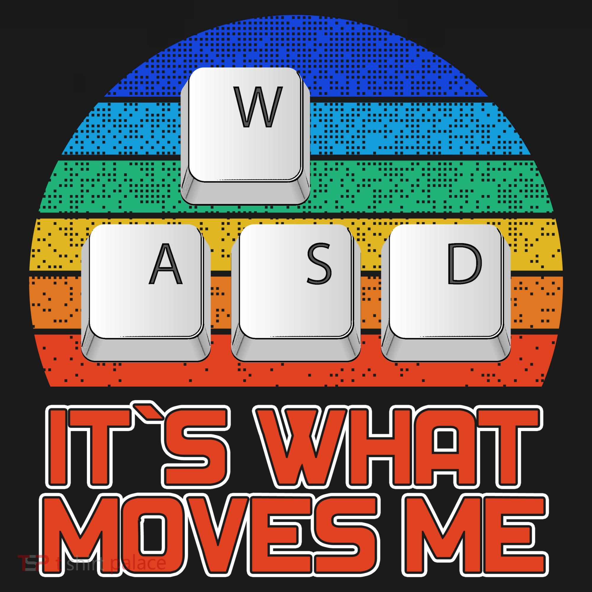 W A S D It's What Moves Me Gamer Backpack