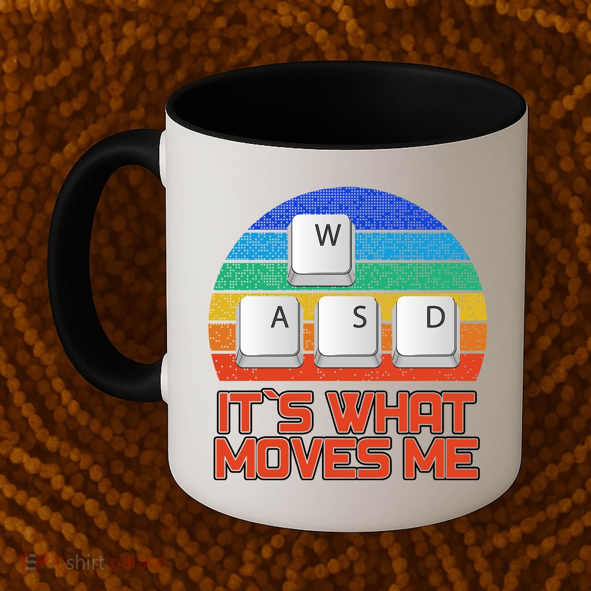 W A S D It's What Moves Me Gamer Coffee Mug