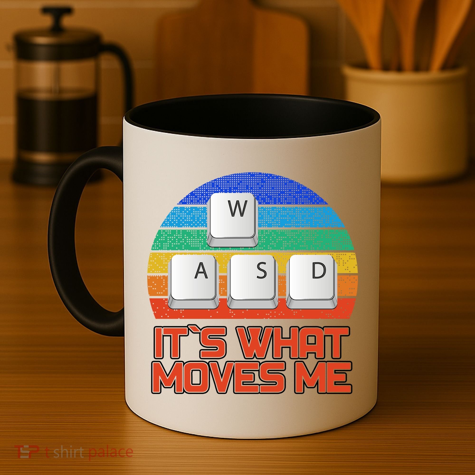W A S D It's What Moves Me Gamer Coffee Mug