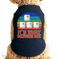 W A S D It's What Moves Me Gamer Doggie Tank thumb 0
