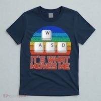 W A S D It's What Moves Me Gamer T-Shirt thumb 5