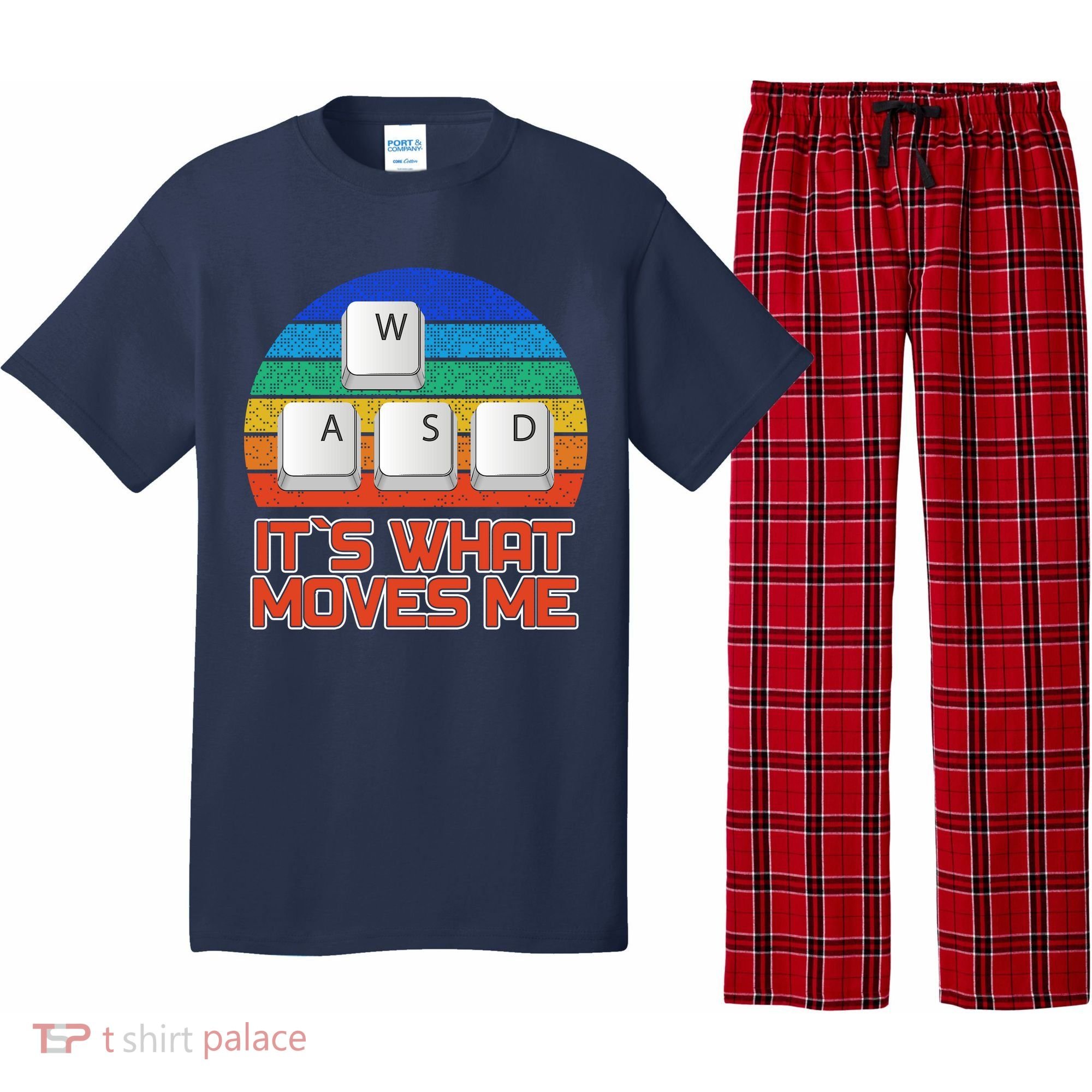 W A S D It's What Moves Me Gamer Pajama Set
