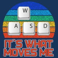 W A S D It's What Moves Me Gamer Women's Hoodie thumb 2