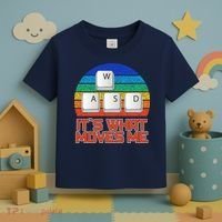 W A S D It's What Moves Me Gamer Toddler T-Shirt thumb 3