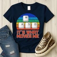 W A S D It's What Moves Me Gamer Women's T-Shirt thumb 3
