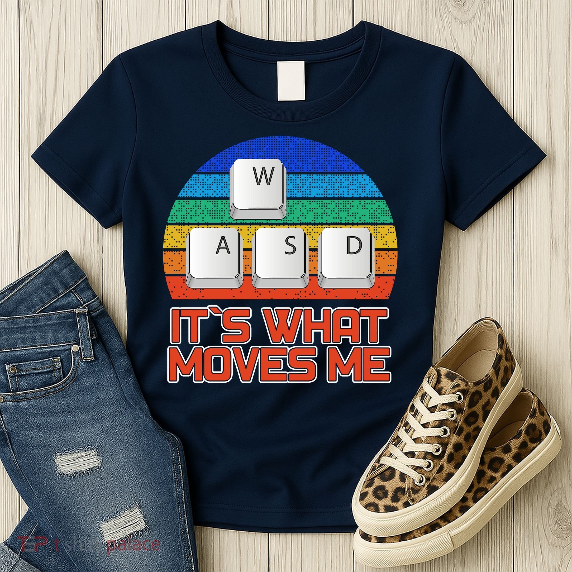 W A S D It's What Moves Me Gamer Women's T-Shirt