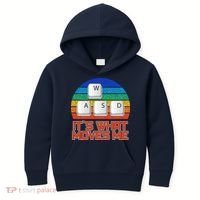 W A S D It's What Moves Me Gamer Kids Hoodie thumb 0