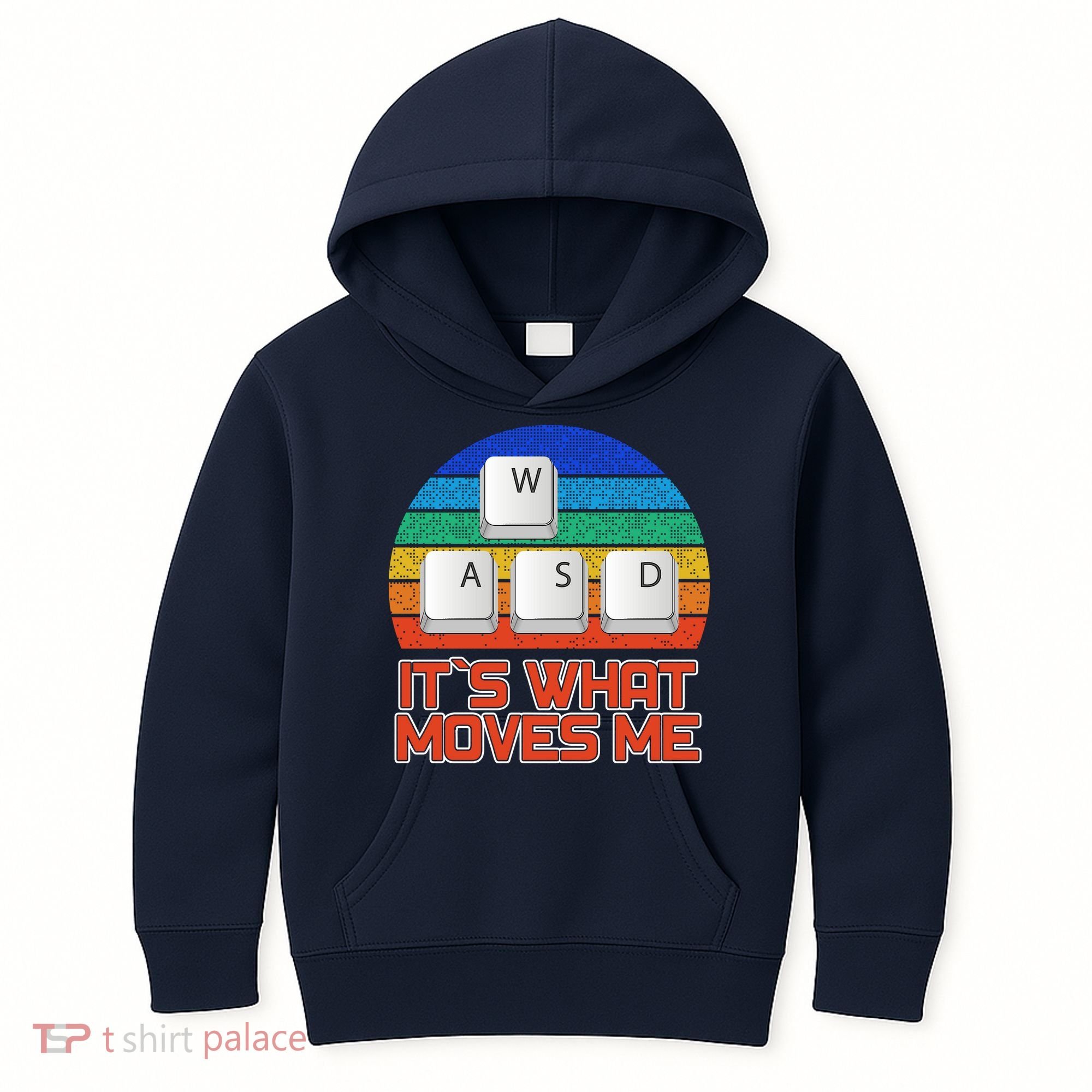 W A S D It's What Moves Me Gamer Kids Hoodie