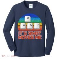W A S D It's What Moves Me Gamer Kids Long Sleeve Shirt thumb 0