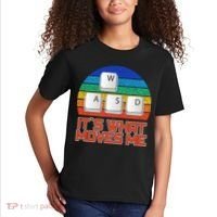 W A S D It's What Moves Me Gamer Kids T-Shirt thumb 2