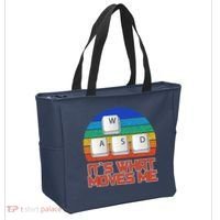 W A S D It's What Moves Me Gamer Tote Bag thumb 2