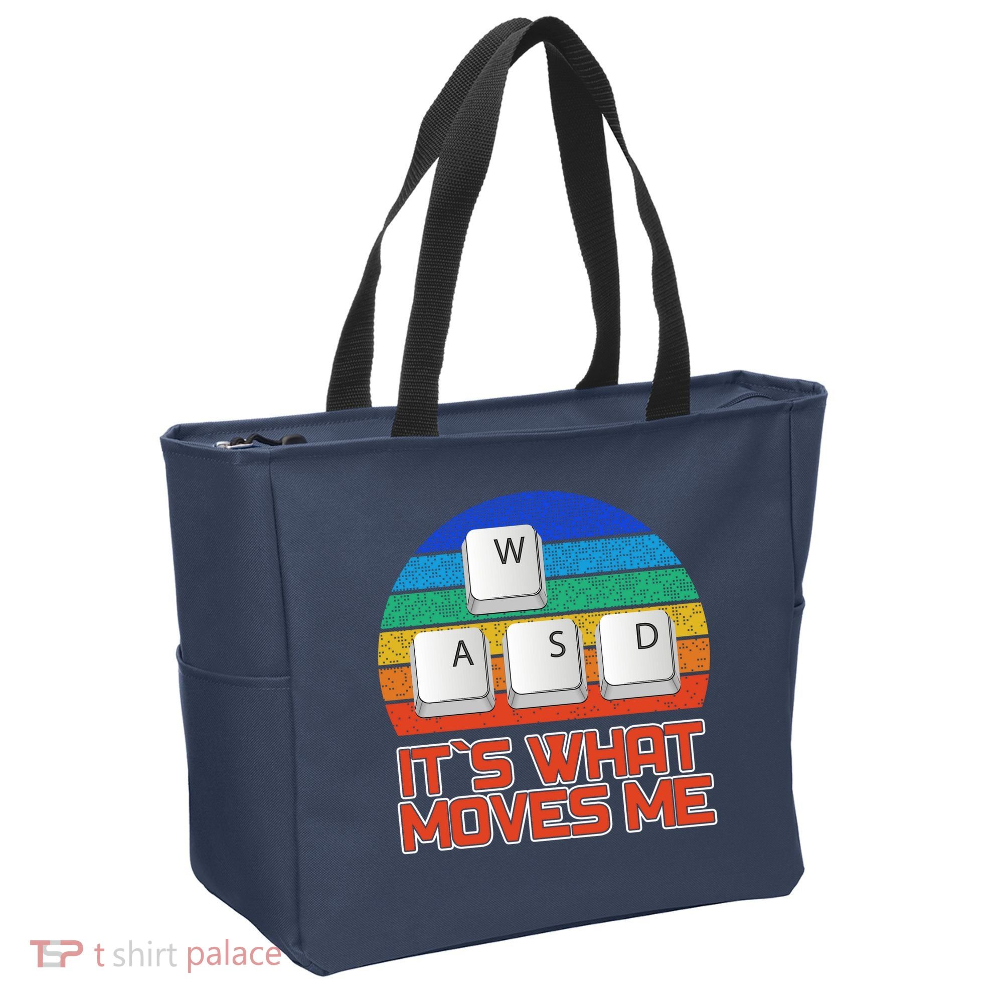 W A S D It's What Moves Me Gamer Tote Bag