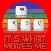 W A S D It's What Moves Me Gamer Santa Hat thumb 1