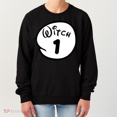Witch 1 2 3 4 5 Custom Personalize Halloween Women's Sweatshirt