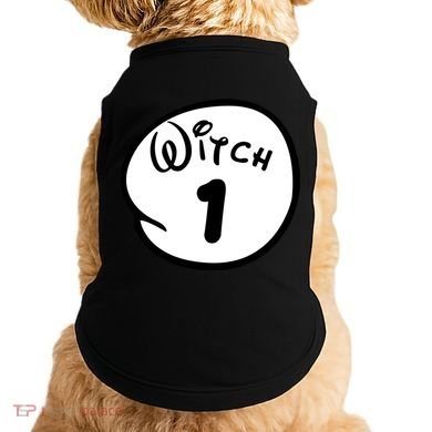 Witch 1 2 3 4 5 Custom Personalize Halloween Doggie Tank