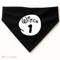 Witch 1 2 3 4 5 Custom Personalize Halloween USA-Made Doggie Bandana thumb 0