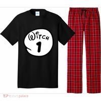 Witch 1 2 3 4 5 Custom Personalize Halloween Pajama Set thumb 0