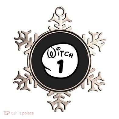 Witch 1 2 3 4 5 Custom Personalize Halloween Ornament